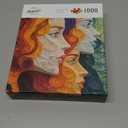 Vibrant Female Portrait Jigsaw Puzzles for Adults 1000 Pieces, Difficult Puzzles Perfect for Game Night, Great Gift Idea, Size 26.65 x 19.25 in