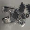 Haidms 8 Pack Matte Black Door Hinges No Squeak 3.5 Inch Interior Door Hinges Rounded with 5/8" Radius Corner Removable Pin