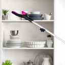 2 Pack 32 inch GrabRunner Reacher Grabber Tool with Strong Magnetic and Swivel Head (New Pink)