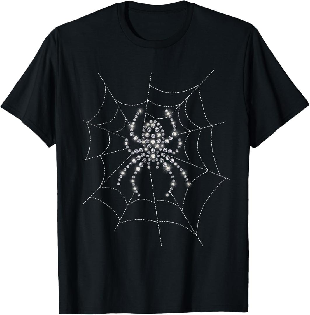 Diamond Spider T-Shirt T-Shirt (Black, XXXL)