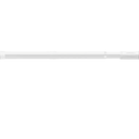 Adjustable Clothes Rod Rust Proof Shower Curtain Retractable Drying No Drill Anti Slip Side Pad Strong Load Bearing Bedroom Bathroom Tension White S