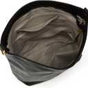 Hobo Bag for Women Crossbody Handbags Large Designer Ladies Bucket Purse PU Leather Shoulder Bags with Wide Shoulder Strap (One Size, Black)