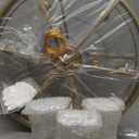 Weesalife Crystal Chandeliers for Dining Room Lights Fixtures, 9 Lights Gold Modern Chandeliers for Bedroom, 3-Tier Round Crystal Lighting Fixtures for Living Room Entryway Kitchen Island D20 Inch, Gold