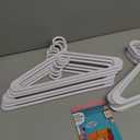 NEATERIZE Ultra Heavy Duty Plastic Clothes Hangers - White - Durable Coat, Suit and Clothes Hanger. Perchas De Ropa (12 Pack - White)