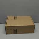 Women's Kitten Heels Sandals Square Open Toe Flip Flop Heels 1.8-2 Inch Heeled Sandals for Women (7, Black)