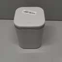 Begale 0.5 Gallon Tiny Plastic Garbage Can, Mini Trash Can with Lid, Gray