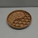 Slow Feeder Dog Bowls, Silicone Pet Food Bowls with Suction Cups, Non-Slip Dog Feeding Slow Down Pet Eating Speed for Fast Eaters, Anxiety Relief & Fun Added (Brown)