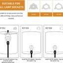 Beige Linen Tall Drum Lampshade, 11" Top x 11" Bottom x 12" High Lamp Shade, Lamp Shade Replacement for Table and Floor Lamps, Pendant LightHandcrafted LampshadeEasy Assembly