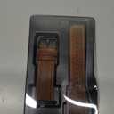 SUNFWR Leather Bands Compatible with Apple Watch Band 42mm(Series 3 2 1) 44mm 45mm 46mm 49mm for Men Women, Top Grain Genuine Leather Replacement Strap for iWatch Ultra 3 2 1, SE3 2 1, Series 11 10 9 8 7 6 5 4 3 2 1 (Red Brown/Black)