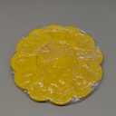 Platter Tray for Boiled Eggs  - Decorative Plastic Deviled Plate - Easter Serving Egg Dish - Holiday Egg Server - 9.44" - Yellow