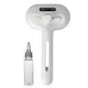 Cat Brush - Self-Cleaning Ergonomic Pet Grooming Tool, Home Shower Dog Brush | Large Tank Misting Deshedding Comb with Steam, Hair Removal Steamer for Gentle Massager, Travel Pet Care Accessory (White)