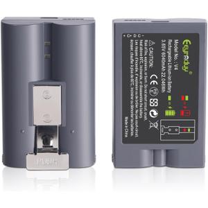 2-Pack of V4 Batter,Suitable for Ring-Doorbell Camera 2/3/3 Plus/4(Second and #rd Generations) Hanging Battery 3.65V 6040mA (Doorbell 2)