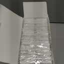 BESTTEN [20 Pack] 1 Gang Screwless Decorator Wall Plate, Midsize Switch Plate, Midway Receptacle Outlet Cover, USWP4 Glossy Off White, H4.88" x W3.11"