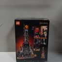 LEGO Icons The Lord of the Rings: Barad-dûr Building Set for Adults - The Lord of the Rings Collectible for Fans - Includes 10 Minifigures - Gift for Men and Women - 10333, This set measures over 33 in. (83 cm) high, 18 in. (45 cm) wide and 12 in. (30 cm) deep