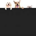 39.4"x29.5" Large Pet Food Mat, Silicone Dog Mats for Food and Water, Nonslip Pet Feeding Mats for Floors,Dog Cat Bowl Mat with Raised Edges, Black