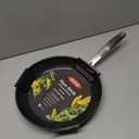 OXO Enhanced 10" Frying Pan Skillet, PFAS-Free Ceramic Nonstick, Durable Hard Anodized Cookware, Scratch Resistant, Stainless Steel Handle, Good Grips, Dishwasher Safe, Oven Safe, Black