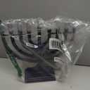 LED Electric Blue Hanukkah Menorah with Special Effects - Battery/USB Powered, Star of David, 4 Lighting/Blinking Modes, Large LED Bulbs, Chanukah Traditional Electric Menorahs - Navy blue.