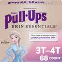 Pull-Ups Girls' Skin Essentials Potty Training Pants, Training Underwear, 3T-4T (32-40 lbs), 68 Ct
