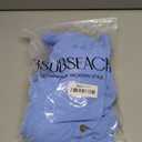 Bsubseach Womens Modern Swimsuit Cover Up Blouse Button Down Shirt Dresses Tops, XS