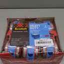 Scotch Heavy Duty Shipping Packing Tape, Clear, Packing Tape for Moving Boxes and Packaging Supplies, 1.88 in. x 22.2 yd., 6 Roll Dispensers, Moving Supplies