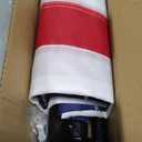 Barcetine Flag Pole Kit with 3x5 US Flag - Includes 5ft Heavy Duty Tangle Free Flagpole,Weather Resistant 3x5 Embroidered American Flag,Aluminum Holder Bracket,for Outside House,Porch,Outdoor (Black)