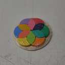 Fisher-Price Wood Preschool Toy Color Wheel Puzzle, 19 Wooden Pieces for Shape-Sorting Play, Preschool Kids Ages 3+ Years