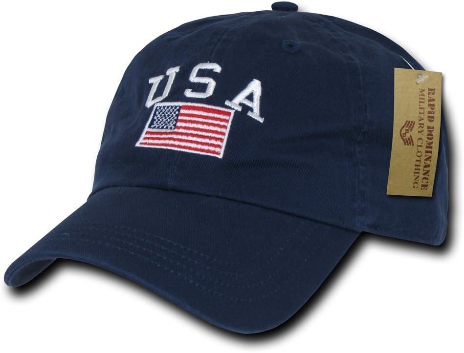 Rapiddominance Polo Style USA Cap (Navy)
