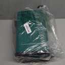 CEROELDA Small Trash Can with Lid-5L/1.3 Gal,Stainless Steel Outdoor Dog Poop Garbage Can-Farmhouse Retro Metal Waste Bin w/Step Pedal for Bathroom Bedroom Office-Soft Close-Green