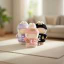 2 x Clothes Set for Labubu,9 Pieces - 3 Clothes Set for 15cm&17cm Labubu, Outfits for Dolls - Sweater + Hat + Bag, Premium Doll Outfit with Multiple Color(Pink,Black,Purple)