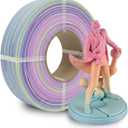 Polymaker Panchroma Refill Spool Gradient Matte Pastel Rainbow PLA 3D Printing Filament Refill, Compatible with All Reusable Spools and All Major FDM 3D Printers, Tangle-Free, 1.75mm 1kg