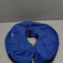 Iconikal Inflatable Dog Recovery Collar Large Blue 18-25 Inch Neck Adjustable Soft Donut E-Cone Alternative Post Surgery Injury Healing Protective, L