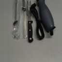 Mueller Ultra-Carver Electric Knife for Meat Slicing, Turkey Carving Knife, Bread Slicer, Crafting Foam, Stainless Steel Blades, Powerful Motor, Ergonomic Handle, Serving Fork Included, Grey
