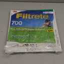 Filtrete 12x12x1 AC Furnace Air Filter, MERV 8, MPR 700, Tough on Pollen, Easy on Airflow, 3-Month Pleated 1-Inch Electrostatic Air Cleaning Filter, 4-Pack (Actual Size 11.813 x 11.813 x 0.81 in)