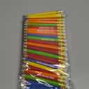 Jetec 100 Pcs Mini Pencils Bulk Inspirational Golf Wooden Half Pencils with Eraser and Motivational Sayings Back to School Gifts for Kids Student Teacher First Day of School(Rainbow Color)