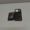 Vinich for iPhone 17 Pro Wallet Case with Card Holder, RFID Blocking Credit Slots Kickstand Shockproof Phone Cover Fit for iPhone 17 Pro 6.3" Black