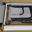 Laptop Desk Adjustable Desk Small Standing Desk Home Office Desks for Small Spaces Portable Desks Table for Bedrooms,Mobile Rolling Computer Work Desks on Wheels (Rustic)