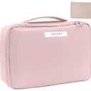 Travel Makeup Bag Cosmetic Bag Makeup Bag Toiletry bag for women and men(Pink)