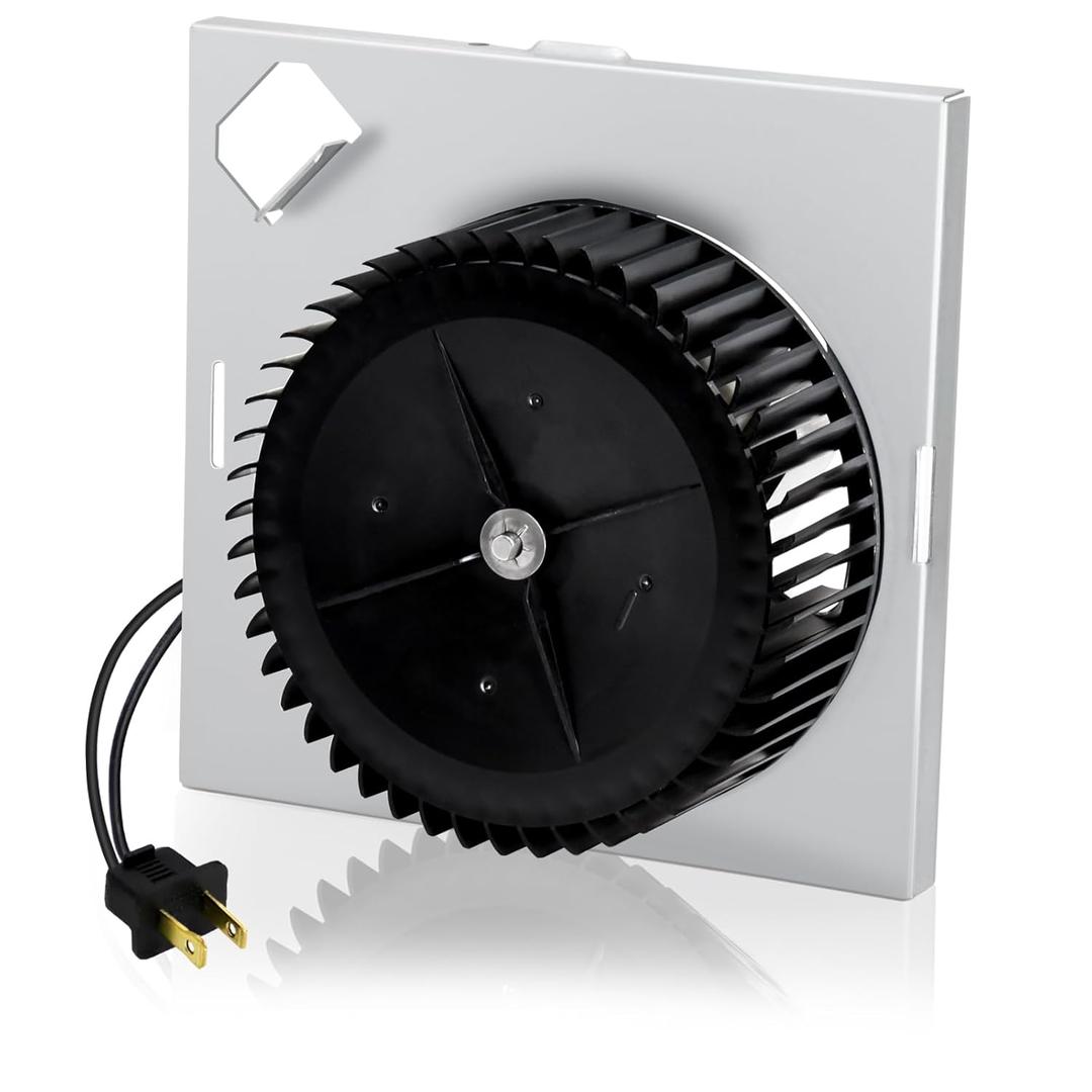 Hiorucet S97017450 Bathroom Fan Assembly for Broan 771-A, 771, Exhaust Fan Motor Replaces S97017450, 70CFM, 3000 RPM, Include 99080599 Motor, Blower Wheel and Mounting Plate for Broan Nu-Tone 771