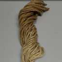 24 Inch Clip in Dreadlock Hair Extensions 10Clips 40 Strands Synthetic Handmade Soft Clip In Dreads Extensions for Women,Brown/Blonde