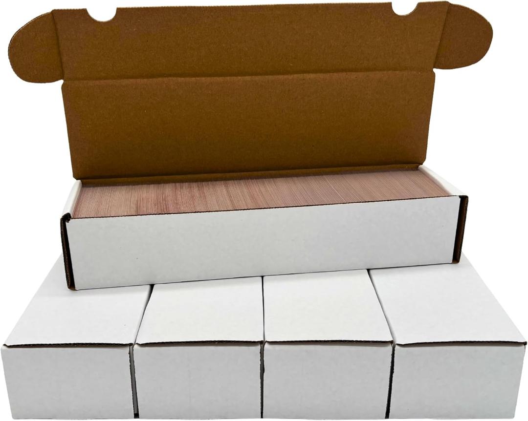 (5 Pack) 800-Count Trading Card Storage Box - MADE IN THE USA - Responsibly-Sourced - Trading Card Storage Box for Sports Cards, PTCG, MTG, and other Gaming Cards