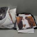 Bedbay Cow Print Comforter Set King Size Animal Skin Bedding 8 Pcs King Bed in a Bag Western Cowhide Rustic Bedding Brown Milk Cow Print Bedding Soft Cow Bed Set for All Seasons(Brown,King) On The Double Place