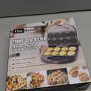 Mini Waffle Maker, Mini Waffle Iron, Waflera Electrica, Small Waffle Maker for Kids, Baby wafflera, Makes 82" Tiny Waffle Bites, Non-stick Surface, Ideal for Breakfast, Dessert and Snacks