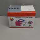 SINBEE Balloon Pump Electric Party Decorations - Electric Balloon Pump for Balloon Arch Kit, Portable Dual Nozzle Balloon Inflator (Rose Red)