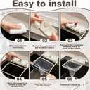 2 Pack Suction Cup Sink Strainer with Net, Suction Cup Sink Strainer Mesh Bags, Sink Strainer Basket for Food Waste Suction Cup, Suction Cup Sink Strainer With Mesh Bag Drainer Basket, 200 Pack Net