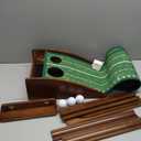 Putting Green Indoor Mat Outdoor Golf Putting Mat with Automatic Ball Return - Ideal for Home, Office, and Outdoor Use