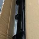 Rear Bumper Diffuser Lower Lip Spoiler for 2012-2018 BMW 3 Series F30 F31 F35 328i 330i MT MP M-Sport, Single Exhaust Two Outlet, Glossy Black ﻿