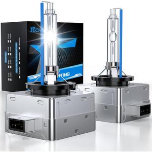 D3S HID Bulbs, 8000K White Blue 35W High/Low Beam, Replacement 66340 42403 42302 42302C1 Xenon Bulbs, UV Resistant, Pack of 2
