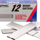 Pacific Handy Cutter Inc. HC100 Handy Box Cutter, Tap Open/Tap Close, 12 per Box, Assorted