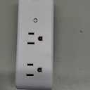 Surge Protector Outlet Extender - with Rotating Plug, 6 AC Multi Plug Outlet with 4 USB Ports (2 USB C), 1800J Wall Charger, 3-Sided Power Strip with Spaced Outlet Splitter for Home, Office, Travel (White)