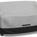 Fade and Tear Resistant Patio Loveseat Covers, Heavy-Duty Waterproof Outdoor Couch Cover, UV Resistant Outdoor Sofa Cover, Lawn Patio Outdoor Furniture Covers,Gray/Black 79Wx38Dx35H Inch